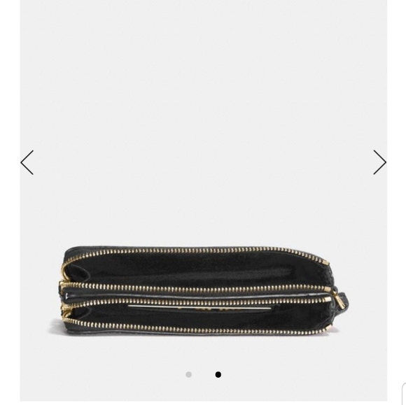 COACH DOUBLE CORNER ZIP WRISTLET - Picture 3 of 8